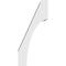 Ekena Millwork 5 1/2-in. W x 10-in. D x 22-in. H Westlake Architectural Grade PVC Knee Brace BRCP055X10X22WTL - alternate 2